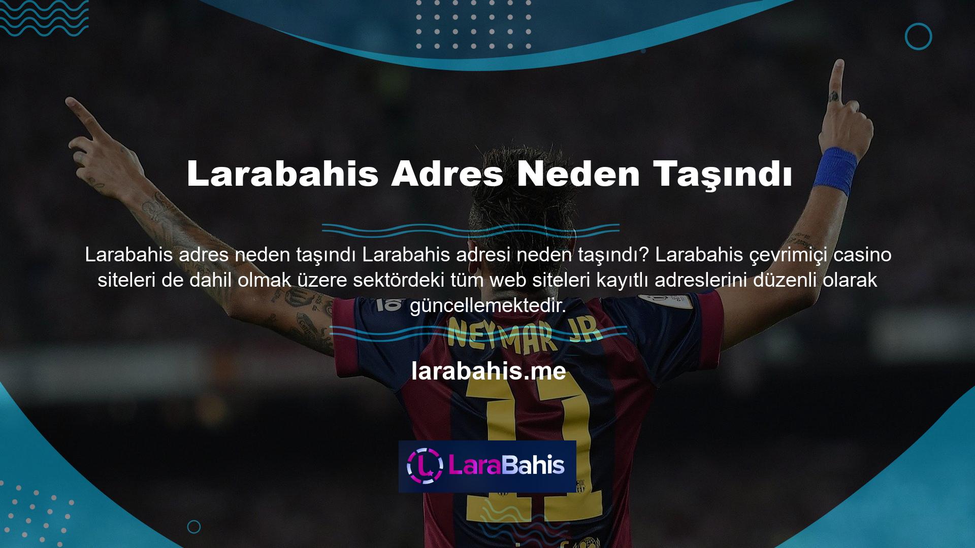 Larabahis sitelerinin adreslerini güncellemesinin temel nedeni üyelerin siteye tam erişimini sağlamaktır